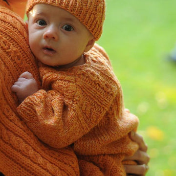 Cable Baby Blanket