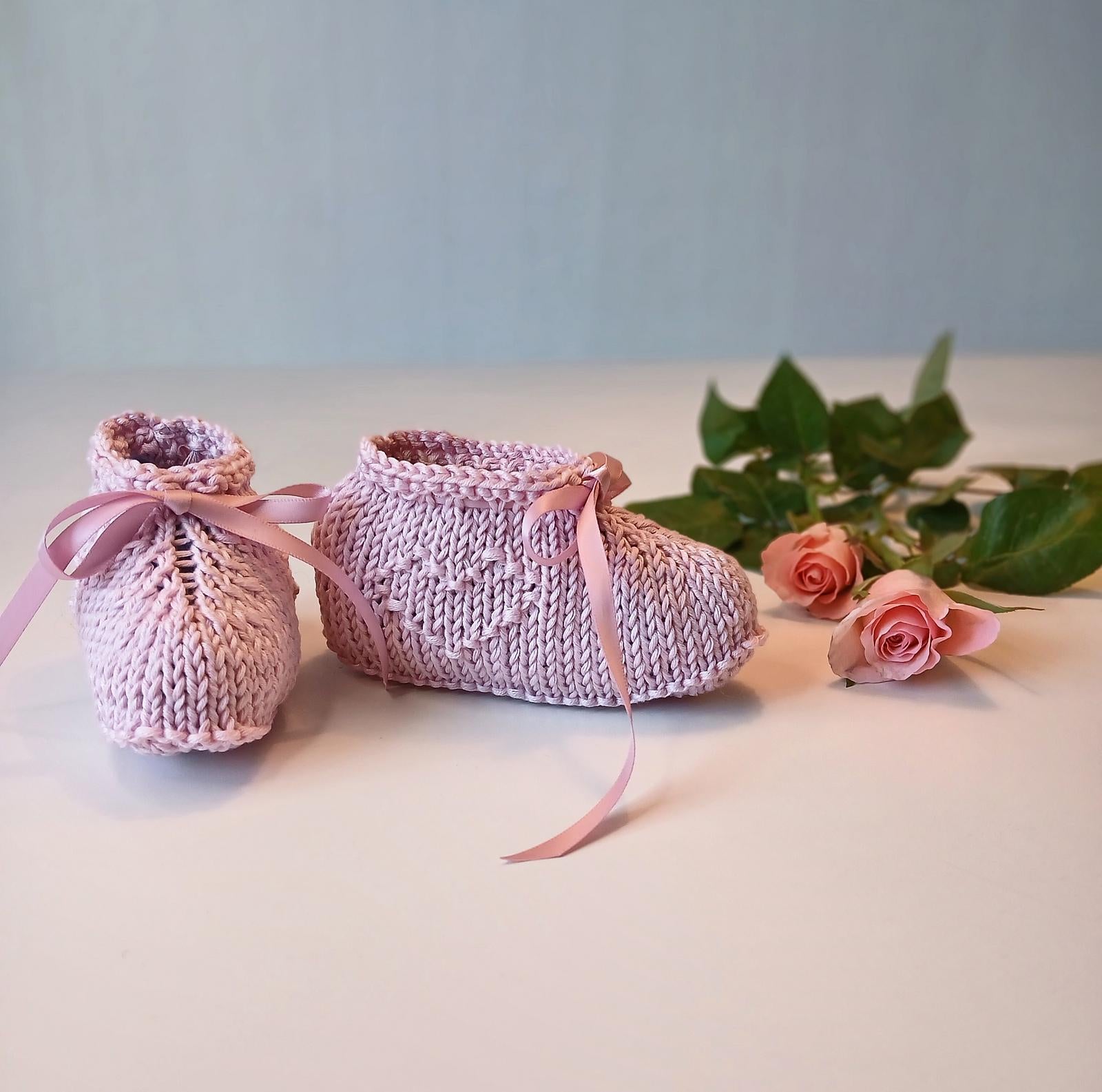 Tiny Heart Baby Shoes