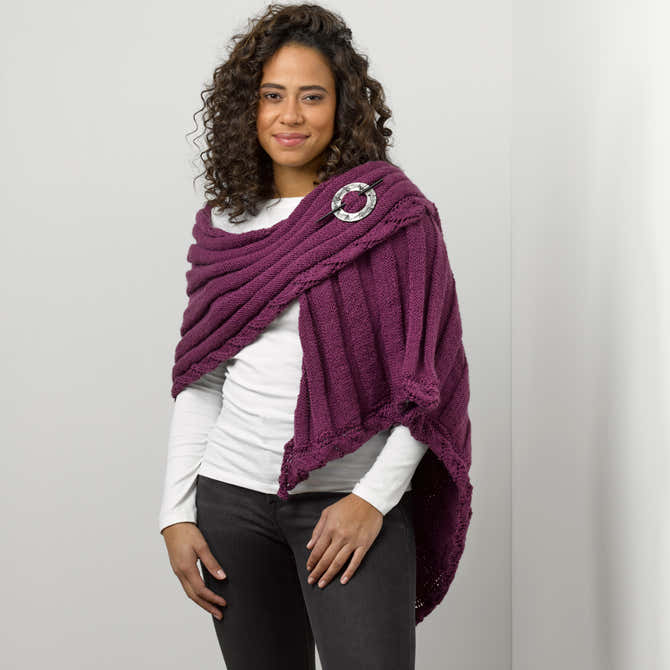Tahki Yarns Arlee Shawl Knitting Pattern