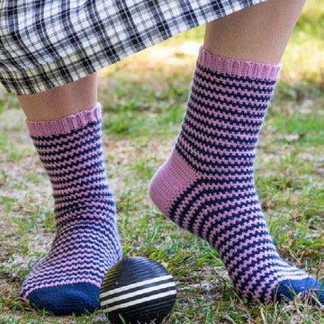 Bocce & Hide and Seek Socks Crochet Pattern
