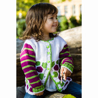 Valley Yarns Honeycomb Child's Cardigan Knitting Pattern