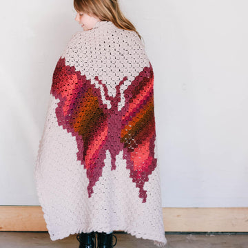 C2C Crochet Butterfly Blanket