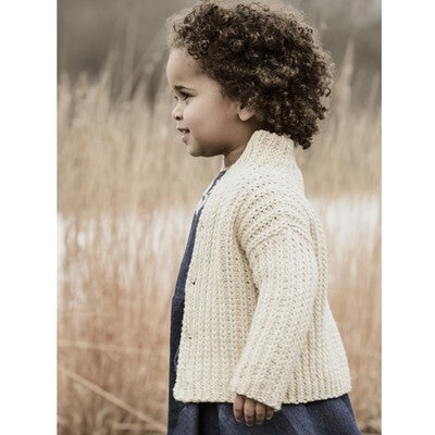 Blue Sky Fibers Cookies and Cream Cardi Knitting Pattern