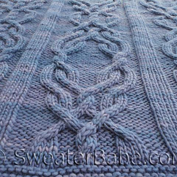 #150 Malabrigo Luxe Cabled Blanket