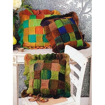 Noro Woven Pillows Homeware Knitting Pattern