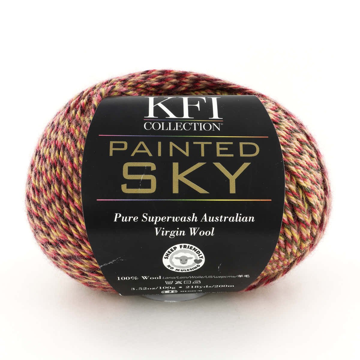 KFI Painted Sky Yarn - Superwash Wool Worsted