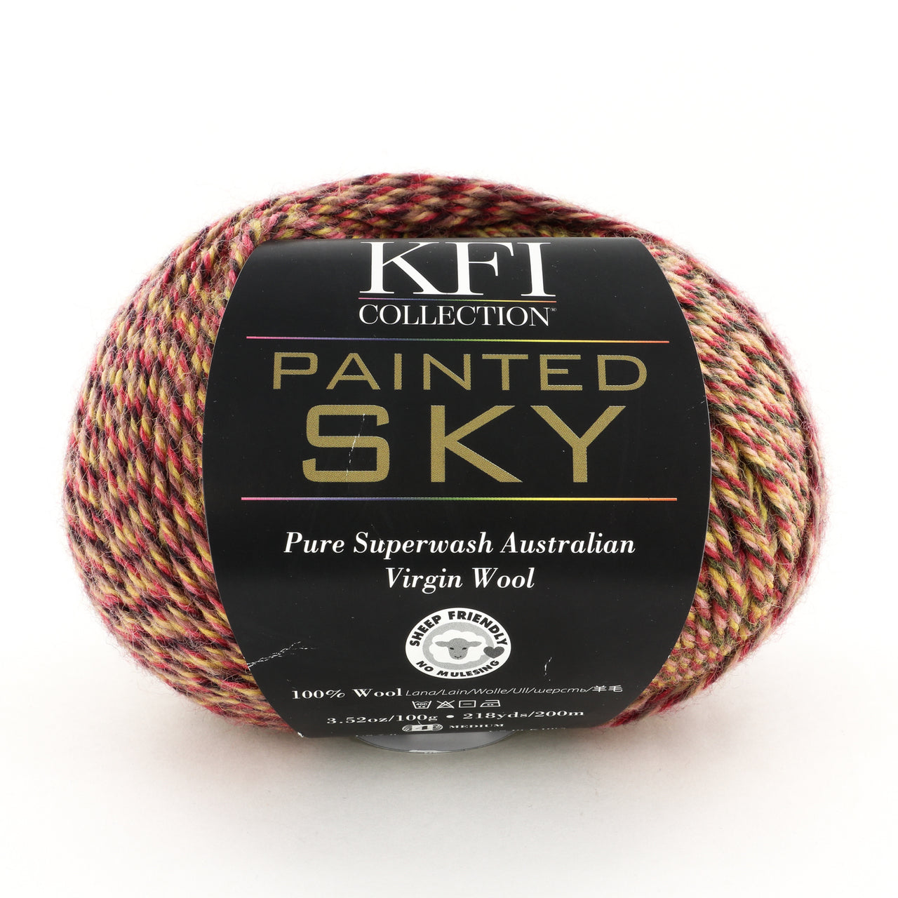 KFI Painted Sky Yarn - Superwash Wool Worsted