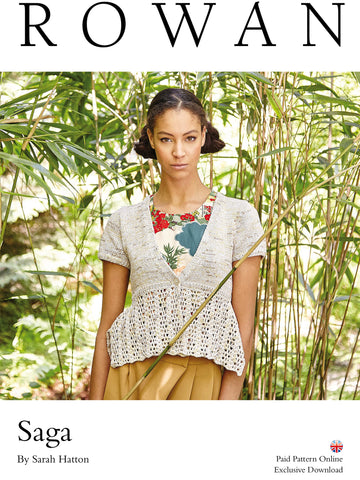 Rowan Saga Cardigan Crochet Pattern