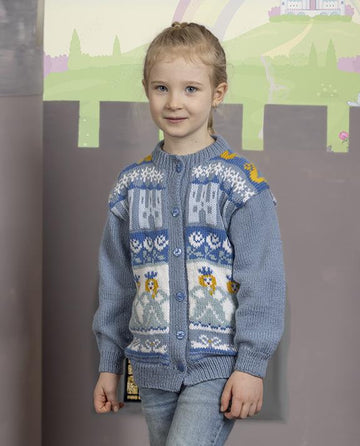 Ingfrid Cardigan in Viking of Norway Alpaca Storm PDF