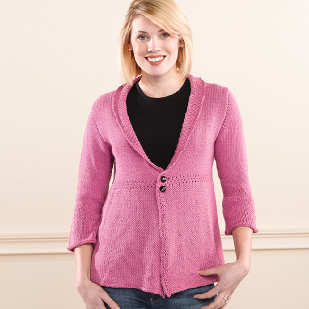 Valley Yarns Blossom Cardigan Knitting Pattern