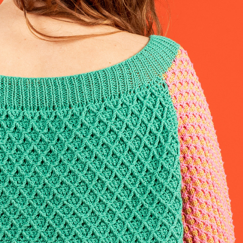 Paintbox Yarns Promenade Oversized Cardigan Knitting Pattern