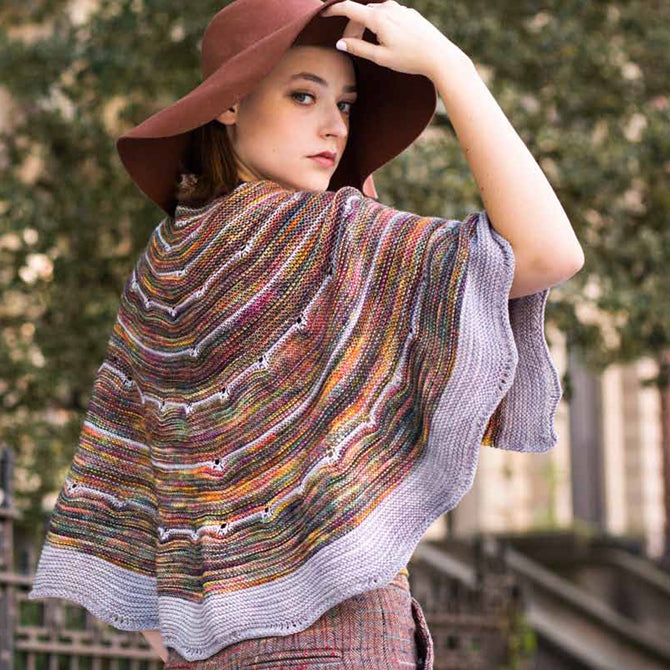 Malabrigo Book 13 Wrap Knitting Pattern