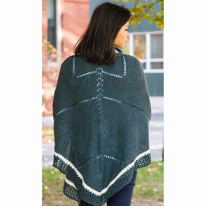 Valley Yarns Limestone Inclusion Shawl Knitting Pattern