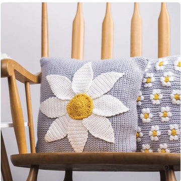 Daisy Appliqué Cushion