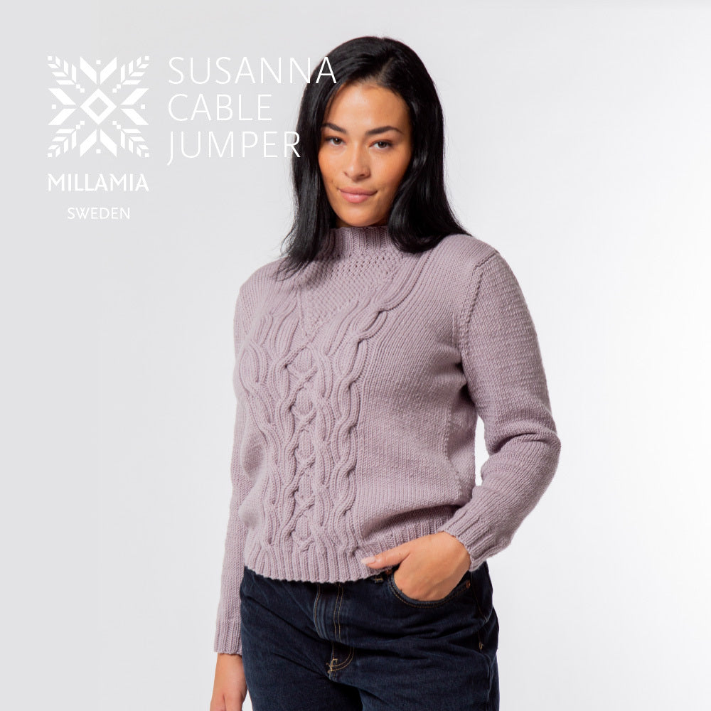MillaMia Susanna Cable Jumper Knitting Pattern