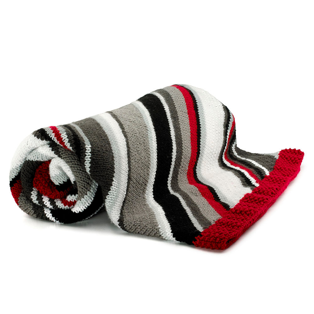 Paintbox Yarns Thriller Throw Knitting Pattern