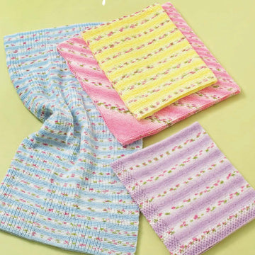 Hayfield 4840 Blankets Knitting Pattern