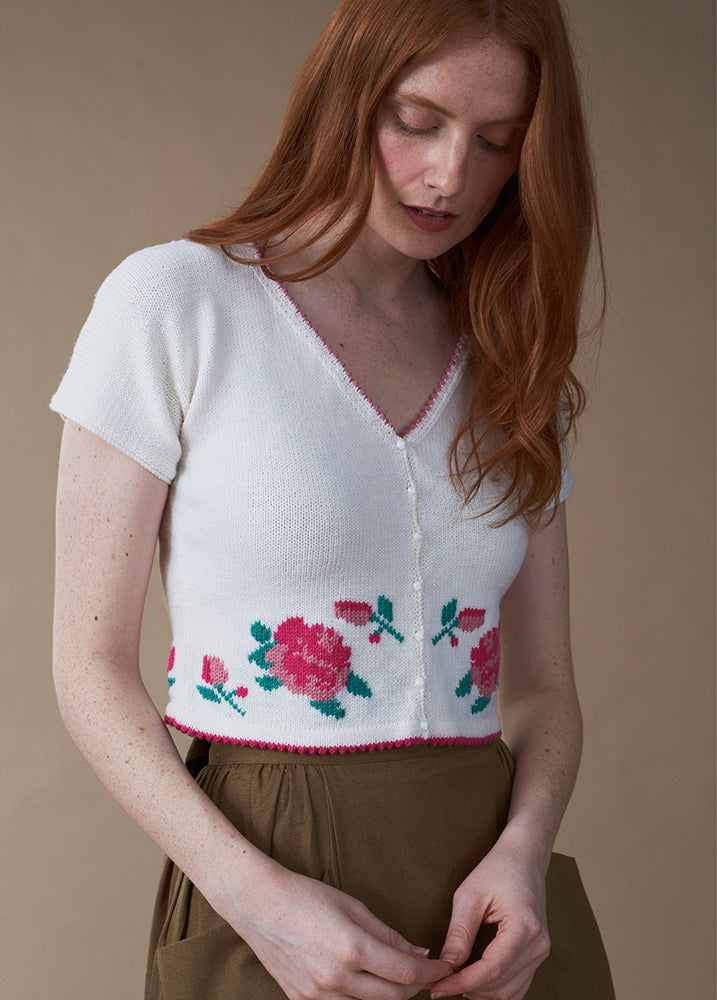Debbie Bliss Flora Cardigan Knitting Pattern