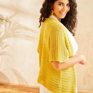 Golden Cardigan in Rowan Creative Linen - RM006-00013-ENPFRP - PDF