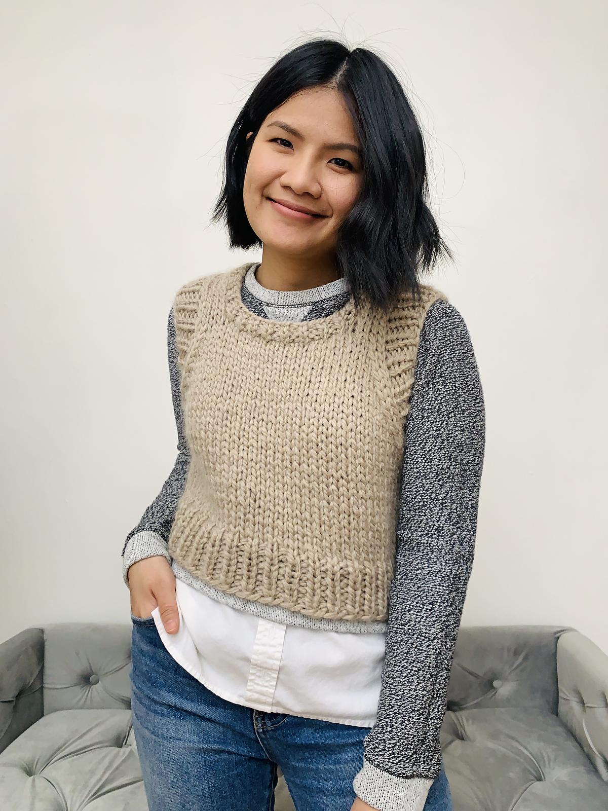 Knitted Sweater Vest
