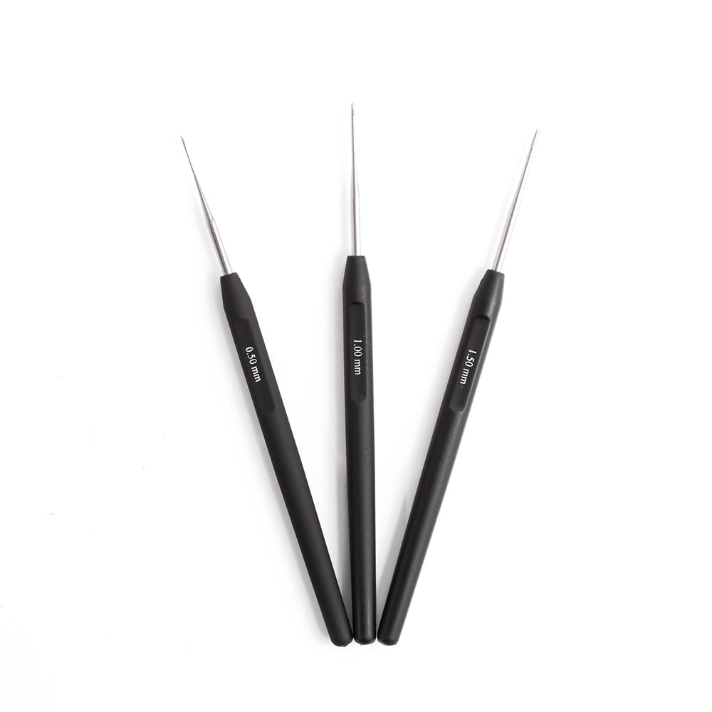 KnitPro Steel Gold Tip Soft-Handle Crochet Hook