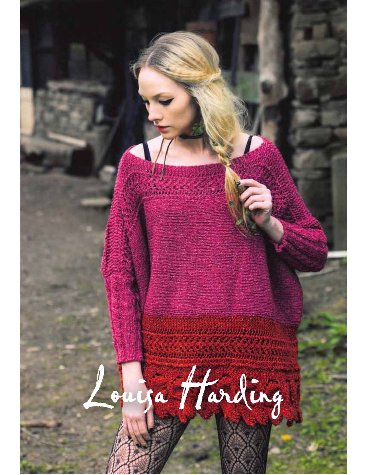 Louisa Harding Ivy Cape Knitting Pattern