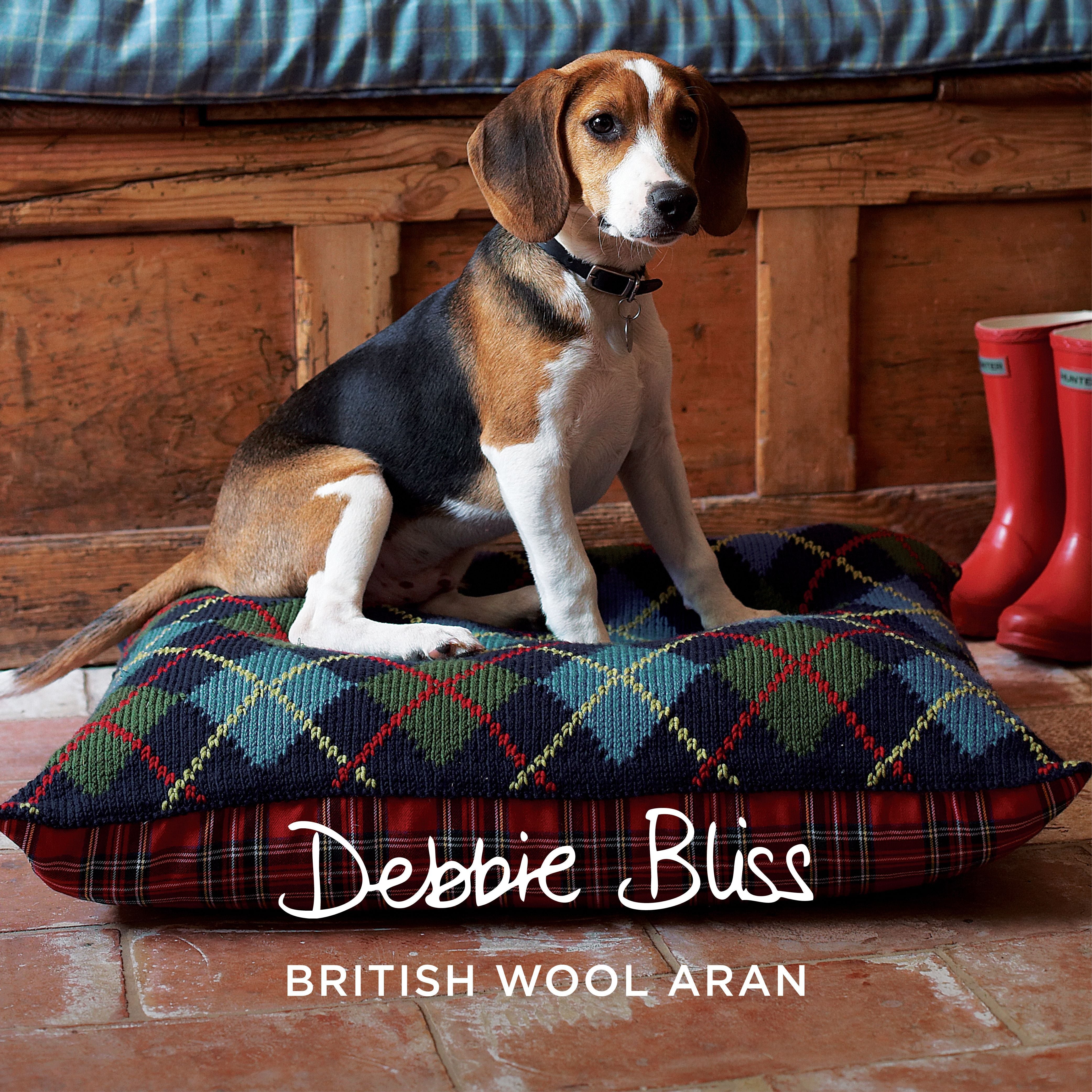 Debbie Bliss Argyle Bean Bag Dog Bed Knitting Pattern