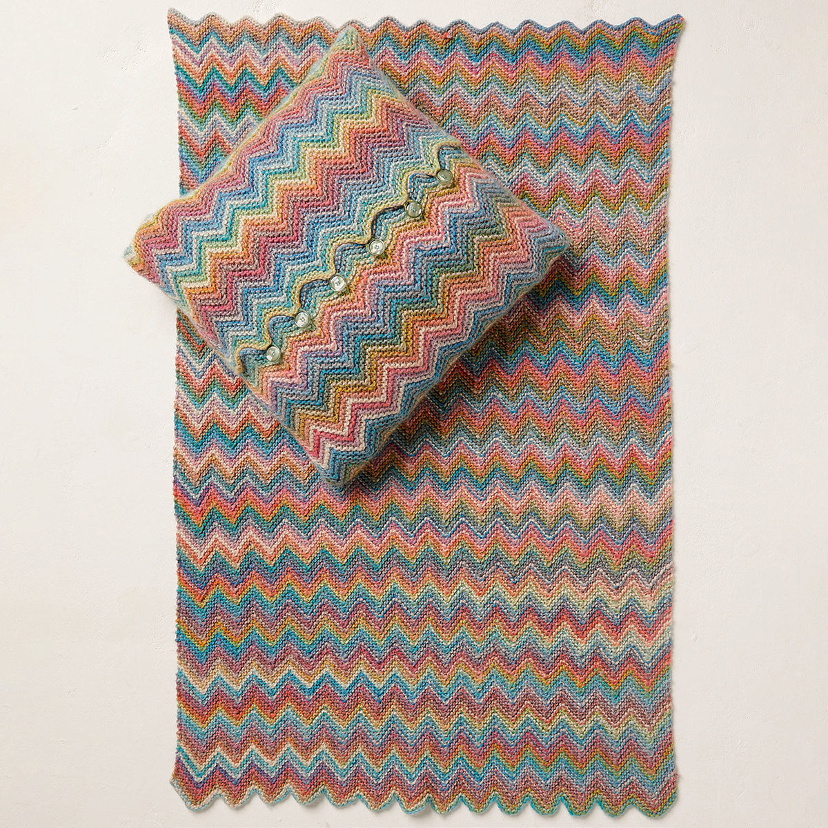 Sirdar Ripples Blanket & Cushion Knitting Pattern
