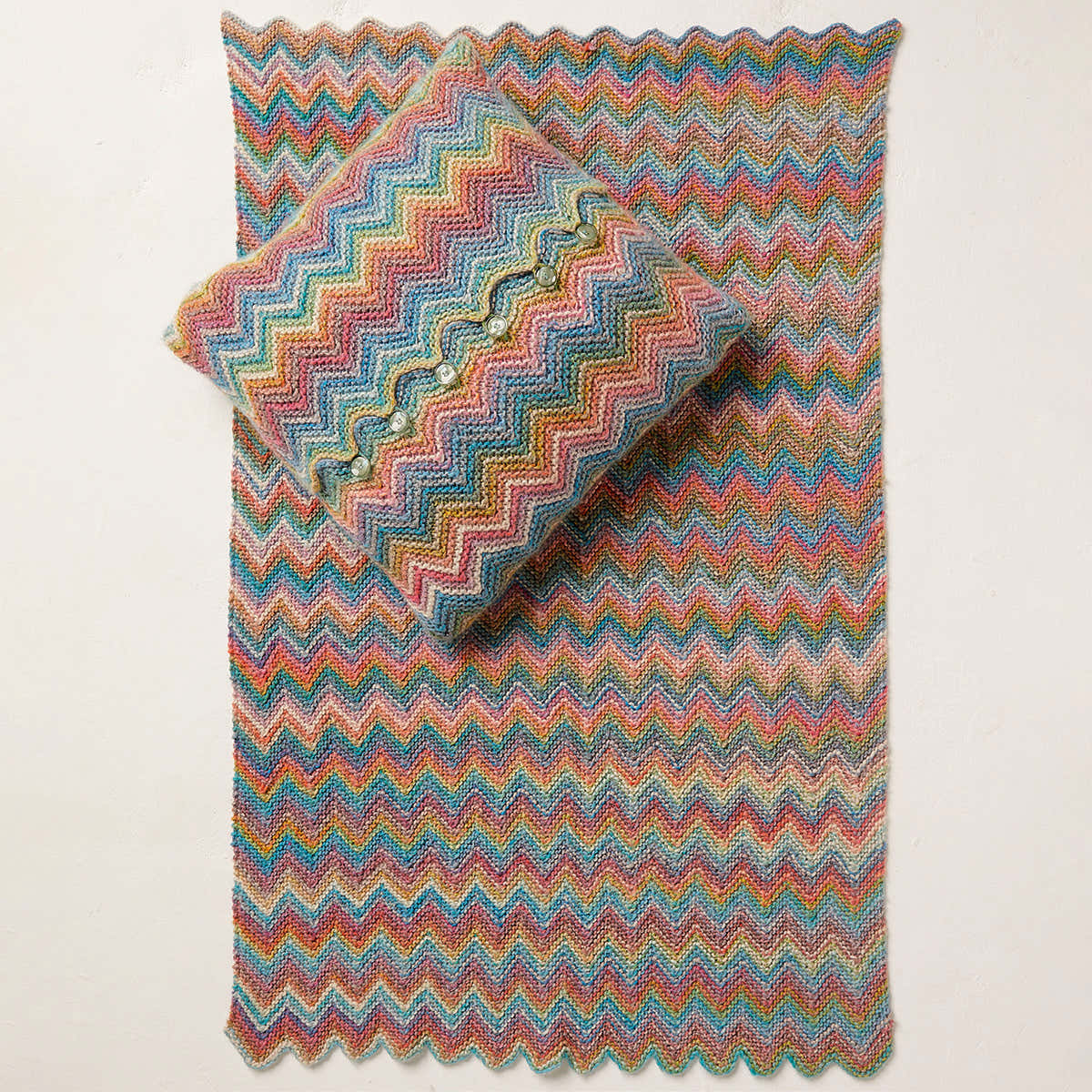 Sirdar Ripples Blanket & Cushion Knitting Pattern
