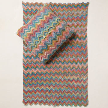 Sirdar Ripples Blanket & Cushion Knitting Pattern