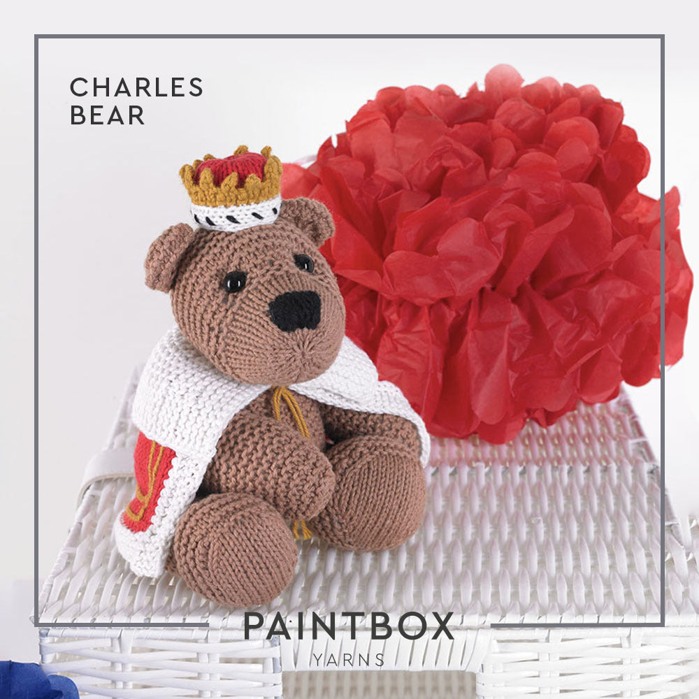 Paintbox Yarns Charles Bear Knitting Pattern