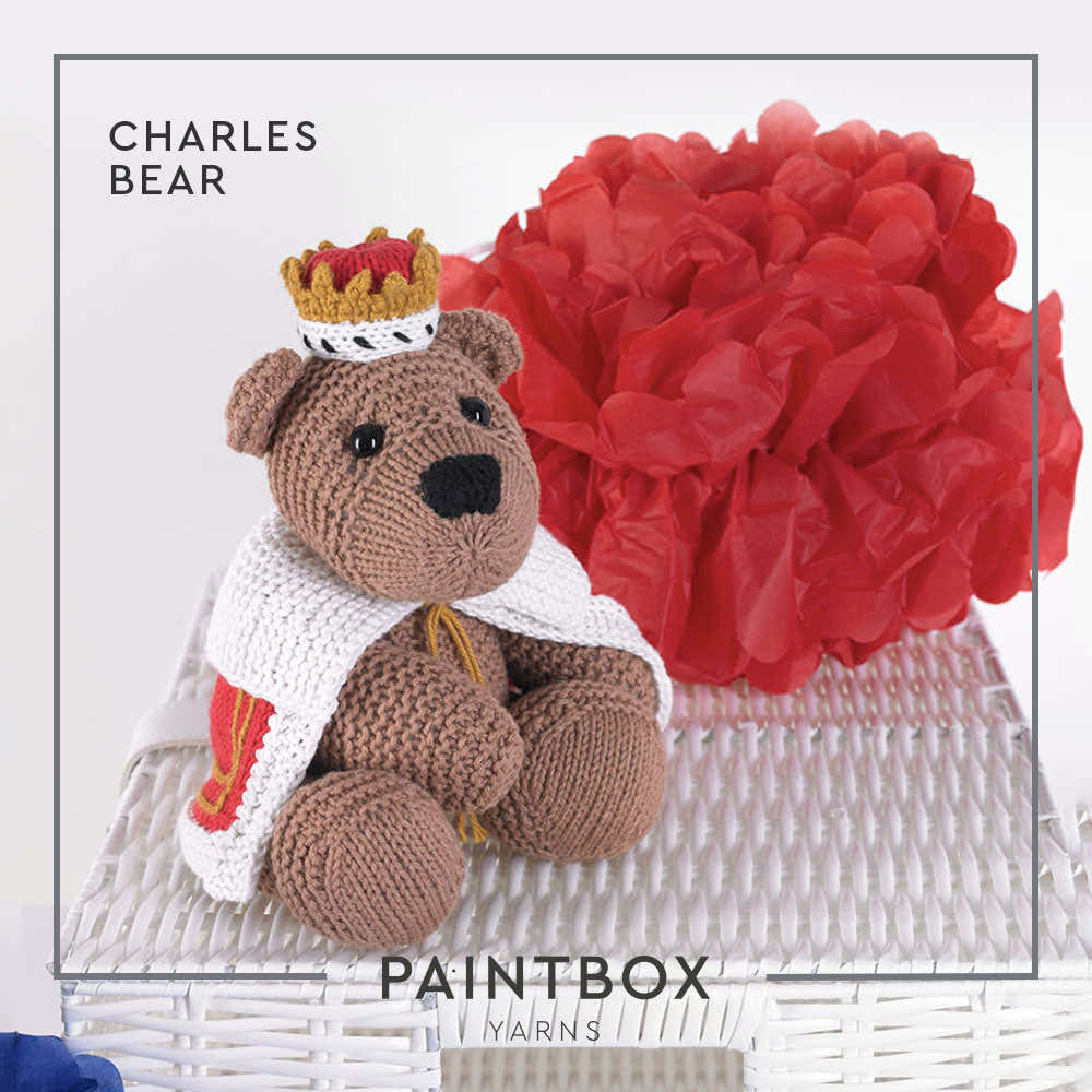 Paintbox Yarns Charles Bear Knitting Pattern