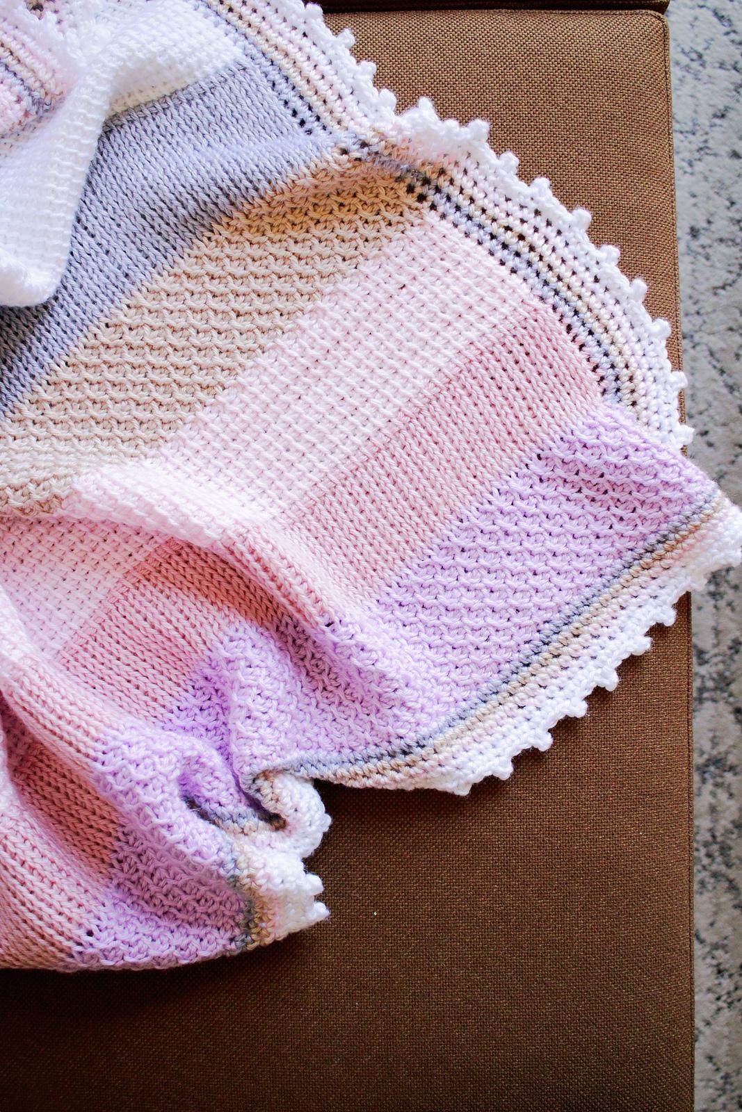Sweet Stripes Baby Blanket