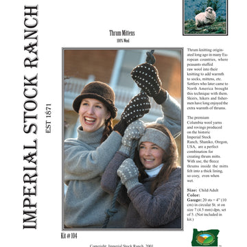 Imperial Yarn Thrum Mitten PDF