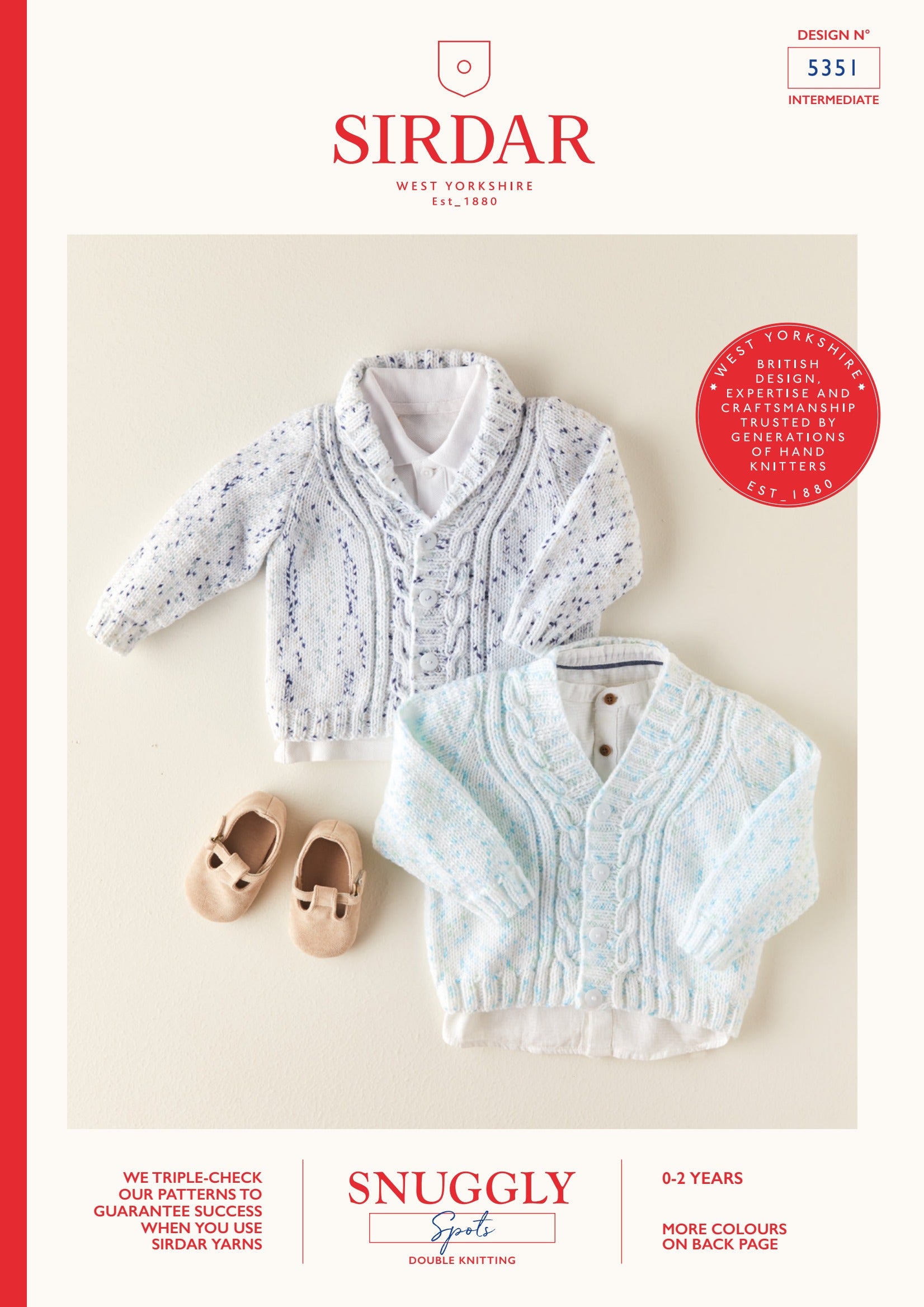Sirdar Cabled Cardigans Knitting Pattern