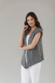 Tahki Yarns Woodley Vest Knitting Pattern