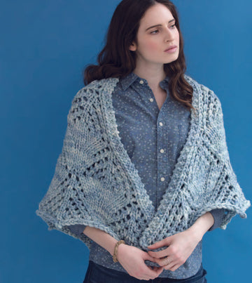 Reade Shawl in Malabrigo Rasta - PDF