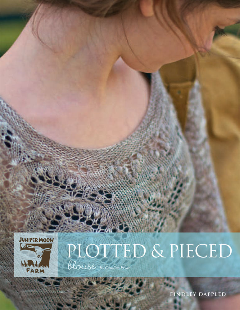 Plotted & Pieced Blouse Dress Knitting Pattern