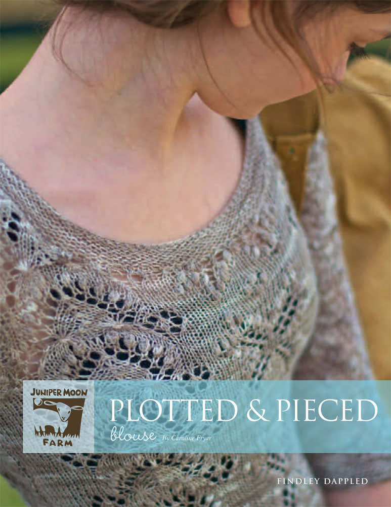 Plotted & Pieced Blouse Dress Knitting Pattern