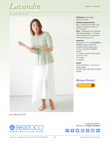 Berroco 370 Lavandin PDF