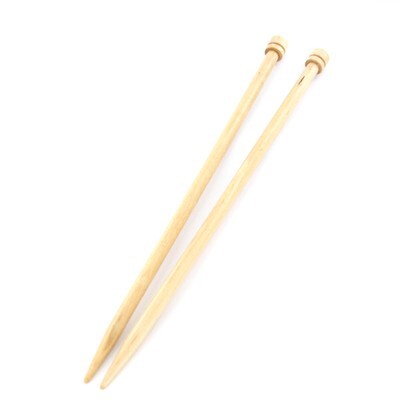 Colonial Needle Company 13" Hardwood Straight Knitting Needles