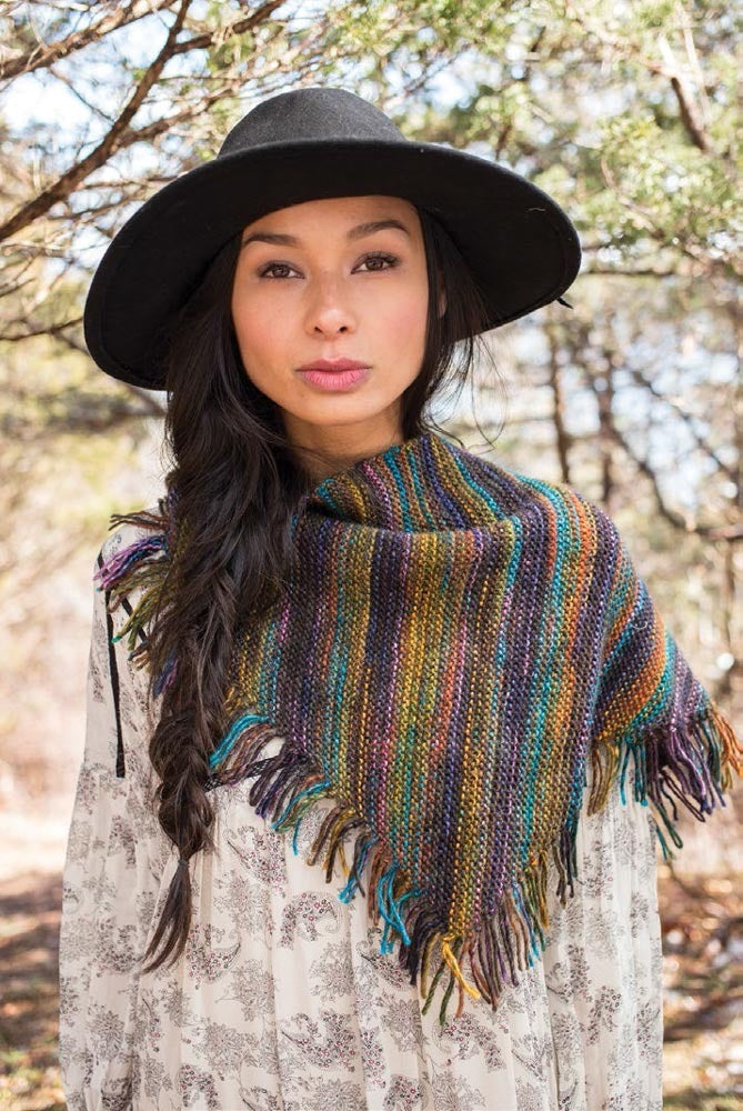 Kveta Shawl Wrap Knitting Pattern