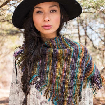 Kveta Shawl Wrap Knitting Pattern