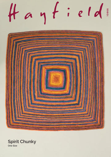 Square Deal Blanket in Hayfield Spirit Chunky  10866 PDF