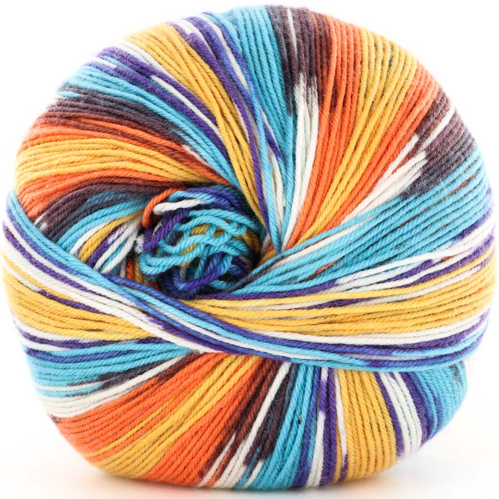 OnLine Supersocke 357 Merino Extrafine - Color 4-Ply Yarn - Merino Wool 4 Ply