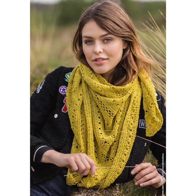 Lana Grossa Crochet Shawl Pattern