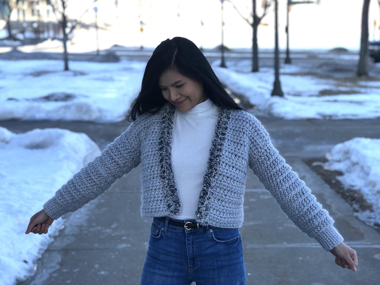 Uptown Crop Top Sweater