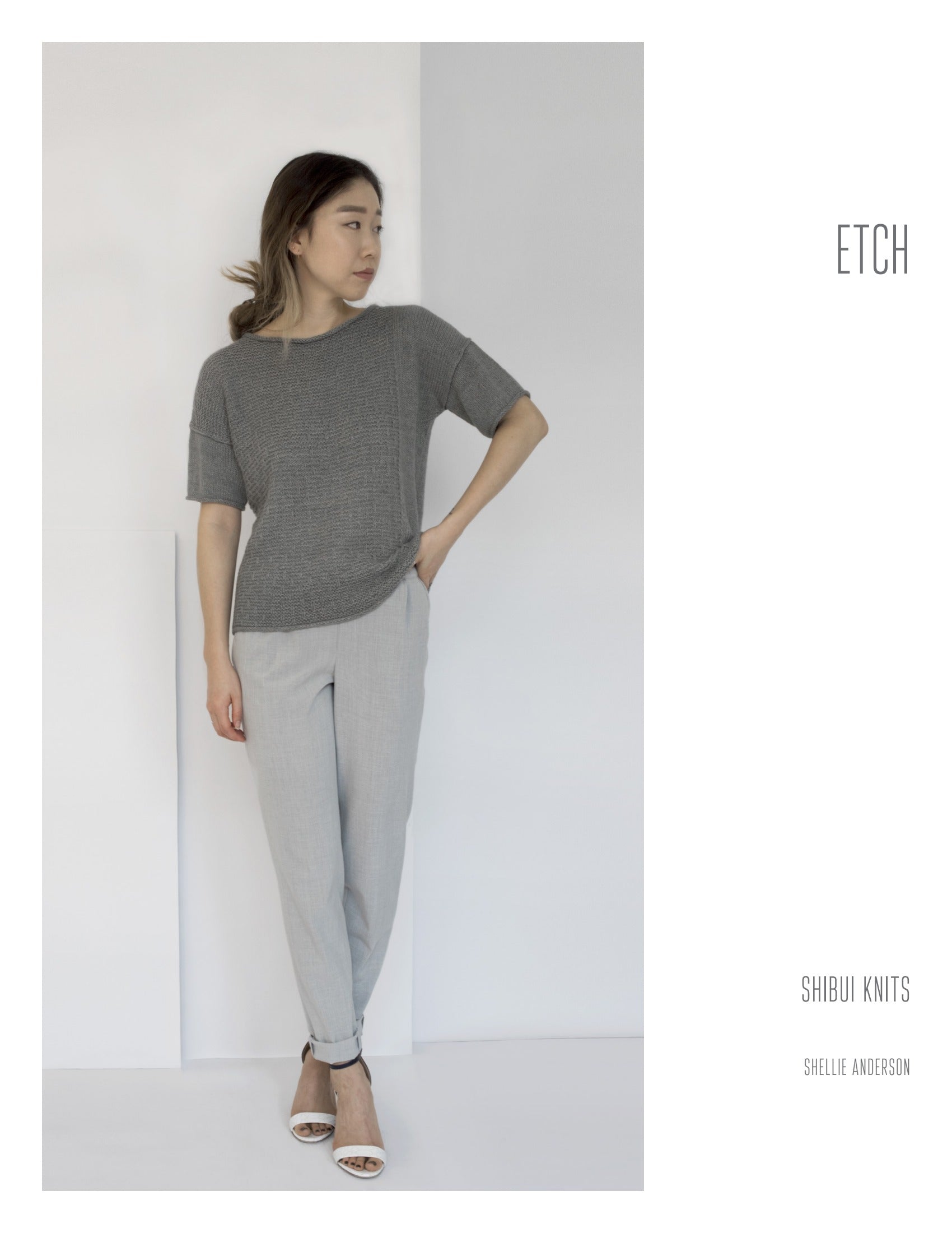 Shibui Knits Etch Jumper Knitting Pattern