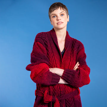 I Love Hue Longline Cardigan - Free Knitting Pattern Pattern