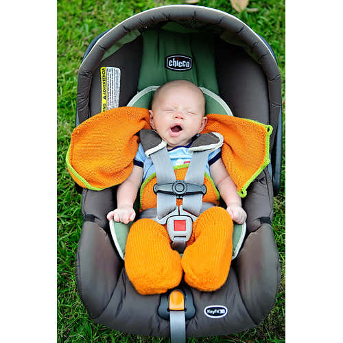 Tot Toppers Snugglebug Car Seat Cozy Hat Knitting Pattern